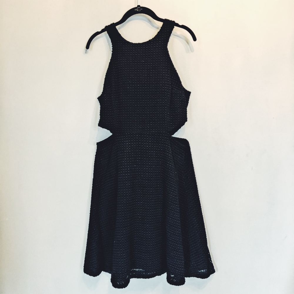 Club Monaco Black Dress w/ Waist Cutout